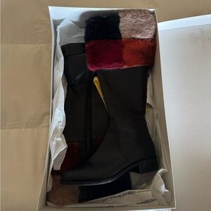 Russel & Bromley Fur Boots